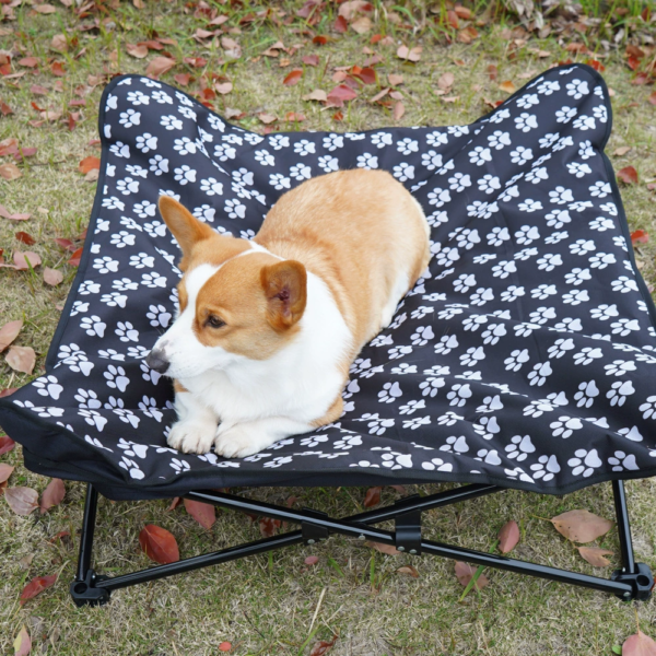Folding Design Ultralight Portable Elevated Outdoor Raised Mat Elevated Cot