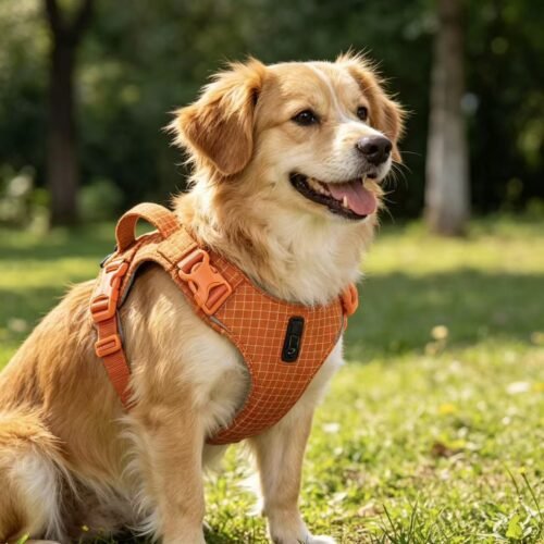 Lightweight Cooling Dog Harness Adventure Choke-Free No-Pull Dog Harness with a lift-and-assist handle