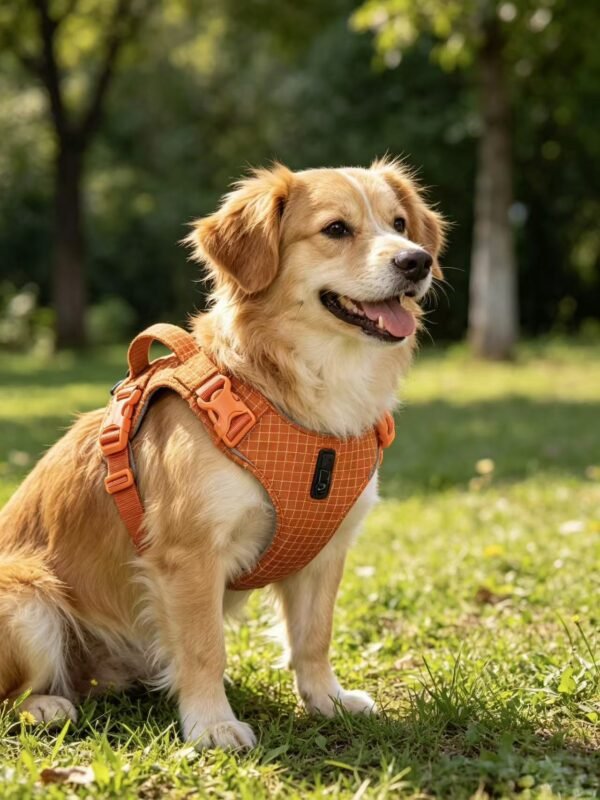 Lightweight Cooling Dog Harness Adventure Choke-Free No-Pull Dog Harness with a lift-and-assist handle