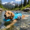 Easy Lift & Assist Dog Wear Protector Float Coat Dog Life Jacket