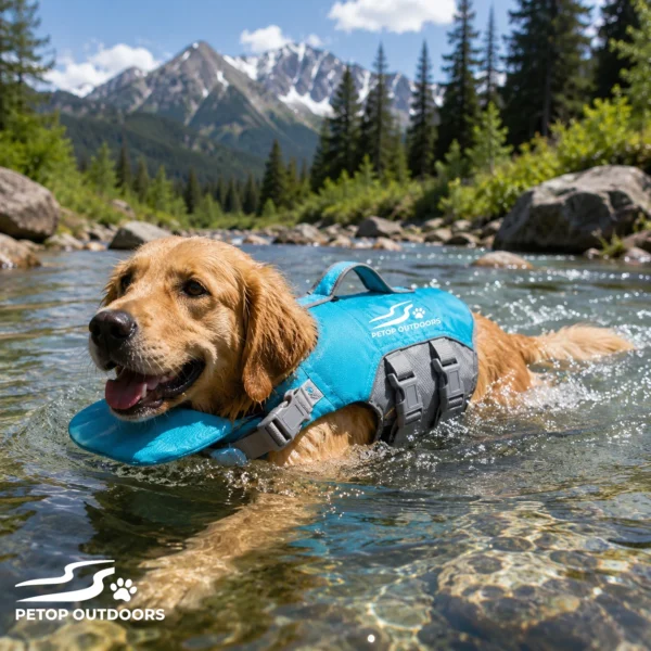 Easy Lift & Assist Dog Wear Protector Float Coat Dog Life Jacket