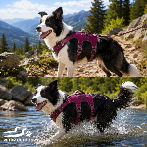 Premium Escape-Proof Dog Harness with Soft Padding & AirTag Holder