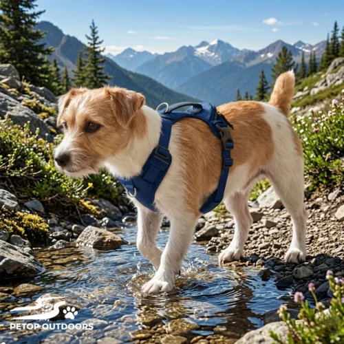 Durable Y Shape No Pull Dog Harness Adventure Harness Adjustable Outdoor Hiking Vest