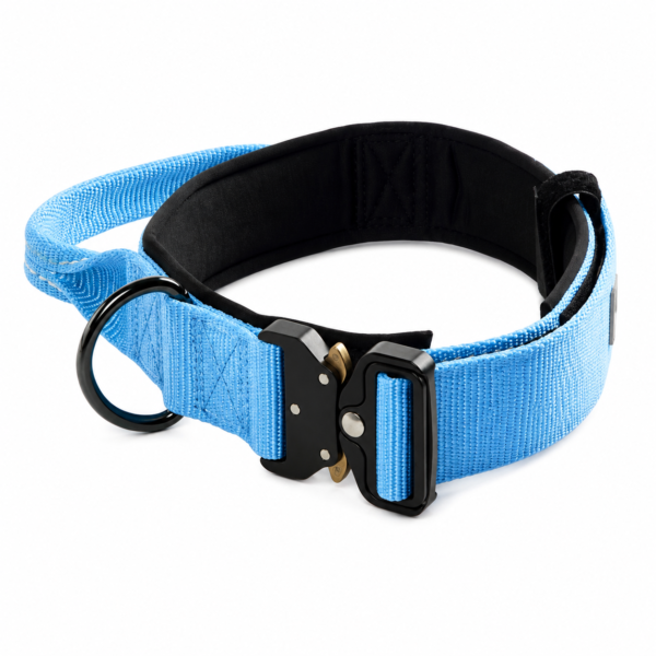 Tactical Dog Collar with Control Handle Adjustable Nylon Collar for Medium & Large Dogs