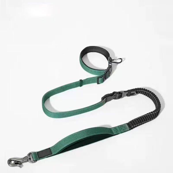 Multifunction Dog Leash Multifunctional Bungee Dog Leash Adjustable Shock Absorbing Lead for Running, Hiking