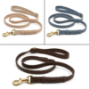 Odor-Free pvc dog leash Waterproof Soft PVC Dog Leash with Braided Handle for Outdoor