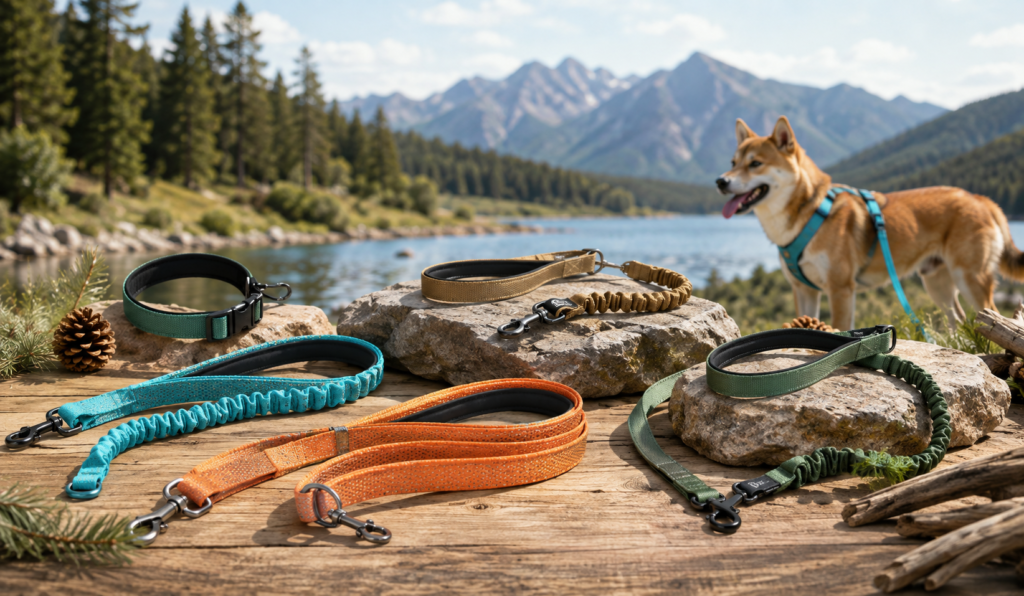 Premium Dog Leash Manufacturer Hands Free Dog Leash with Reflective Bungee Running Belt for Walking & Running