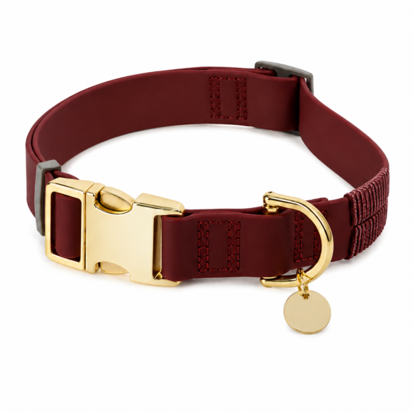 Waterproof PVC Dog Collar Waterproof Soft PVC Dog Collar Adjustable Easy-Clean Collar for Everyday Use