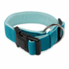 Reflective Nylon Dog Collar with Soft Neoprene Padding & Adjustable Fit