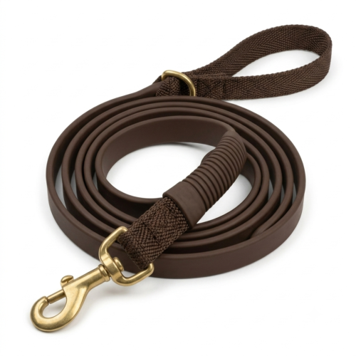 waterproof pvc dog leash Waterproof Soft PVC Dog Leash with Braided Handle for Outdoor